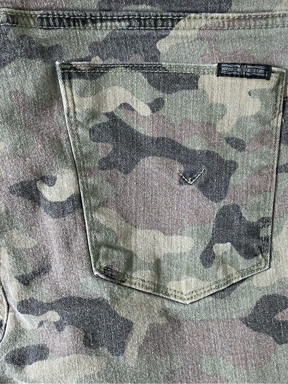 Hudson Jeans Camo Skinny Jeans Made in USA Women’s Stretch Denim - Picture 8 of 10